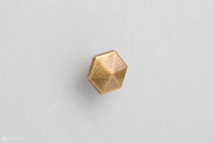 Novecento мебельная ручка-кнопка малая бронза