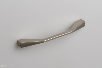 RS186 мебельная ручка-скоба 128 мм сатиновый никель