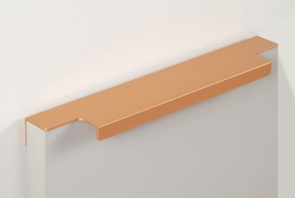 Ray торцевая мебельная ручка для фасадов 200 мм сатиновое золото