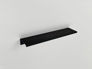 Square торцевая мебельная ручка 190 мм черный матовый