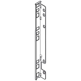 LEGRABOX держатели задней стенки из ДСП, высота F (257 мм), левый, нержавеющая сталь
