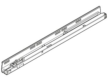 TANDEMBOX, направляющая с BLUMOTION, 30кг, 500 мм, лев.