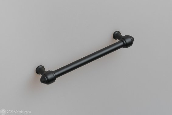 WMN850 мебельная ручка-скоба 128 мм черный матовый
