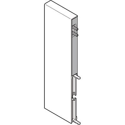TANDEMBOX intivo, крепление передней панели д/релинга, высота D (224мм), бел., прав.