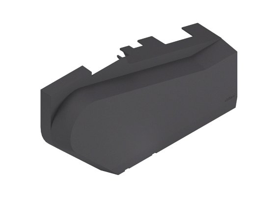 AVENTOS HS, заглушка для SERVO-DRIVE, темно-серая, лев.