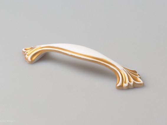 Fenice мебельная ручка-скоба 128 мм золото прованс