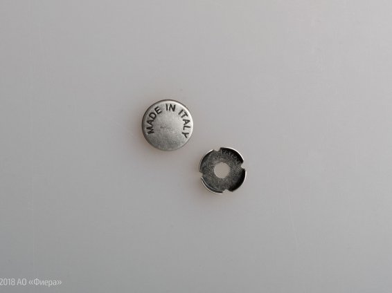 SCR001 заглушка на винт диаметр 14 мм состаренное серебро