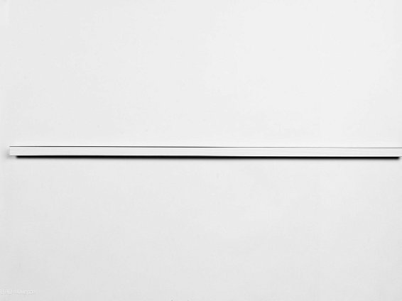 3612 мебельная ручка-профиль 640 мм анодированный алюминий с белой вставкой