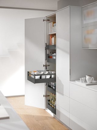 Внутренний ящик TANDEMBOX antaro TIP-ON BLUMOTION (высота C 192, глубина 450 мм, до 20 кг), серый орион