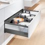 Ящик TANDEMBOX antaro (высота D 224, глубина 400 мм, до 30 кг), крепление саморез, серый орион