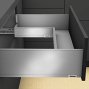 Ящик под мойку LEGRABOX pure (высота C 177, глубина 500 мм, до 40 кг), для тонких фасадов, терра-черный