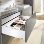 Ящик LEGRABOX pure (высота K 144, глубина 500 мм), белый шелк