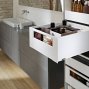 Внутренний ящик LEGRABOX pure TIP-ON BLUMOTION (высота C 177, глубина 500 мм, до 70 кг), терра-черный